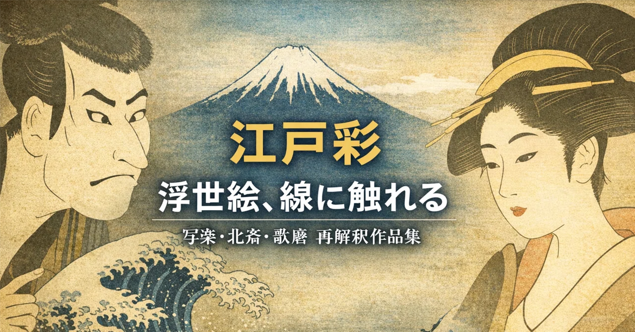 Edo Colors: Ukiyo-e, Touching the Lines - Sharaku, Hokusai, Utamaro ...