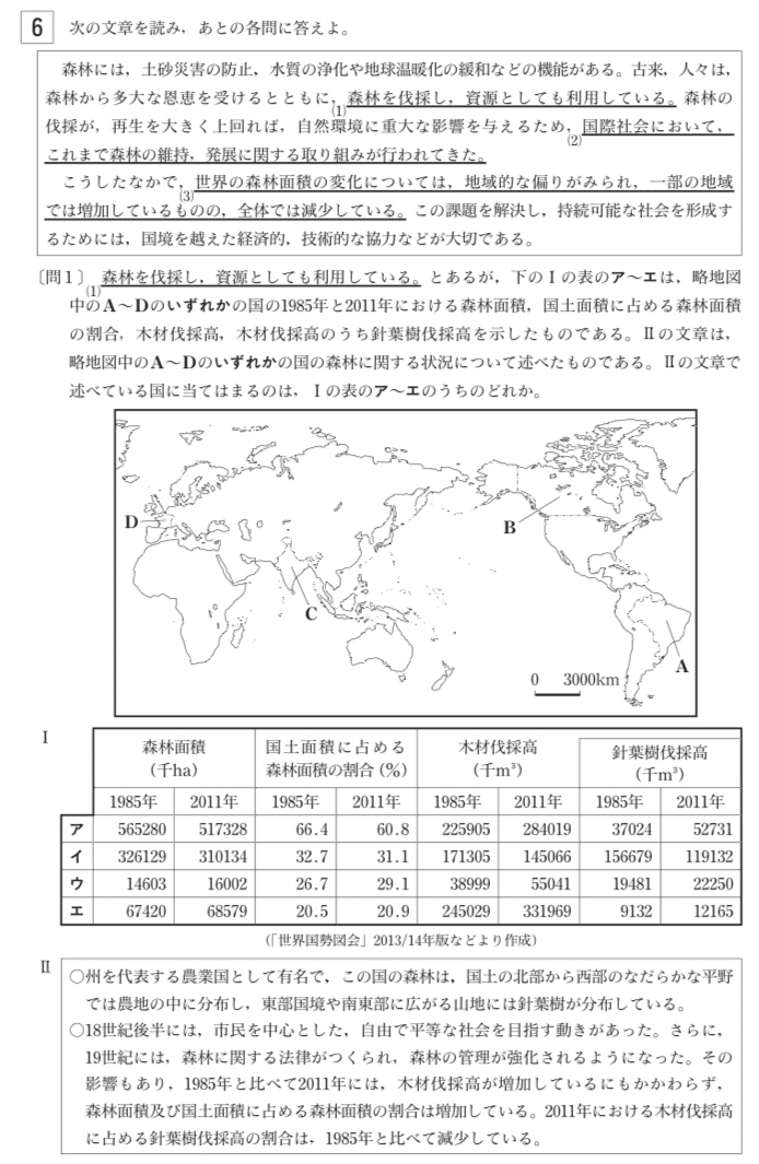 都立高校入試社会地理 世界の森林 対策 坂本良太 Note 都立高校入試社会地理 世界の森林 対策 坂本良太 Note