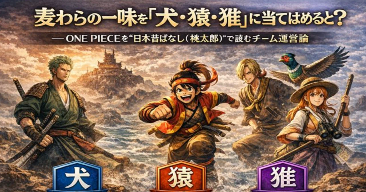 What if the Straw Hat Pirates were the 'Dog, Monkey, and Pheasant ...