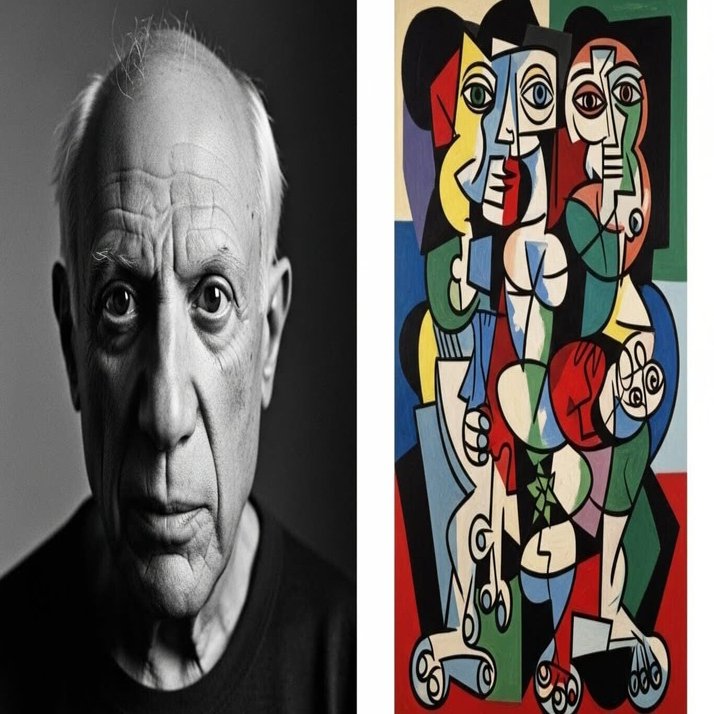 パブロ・ピカソ、Portrait of a Painter、希少な画集より パブロ