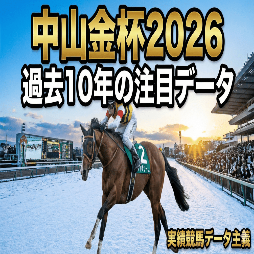 中山金杯2026】過去10年の注目データ｜実績競馬note