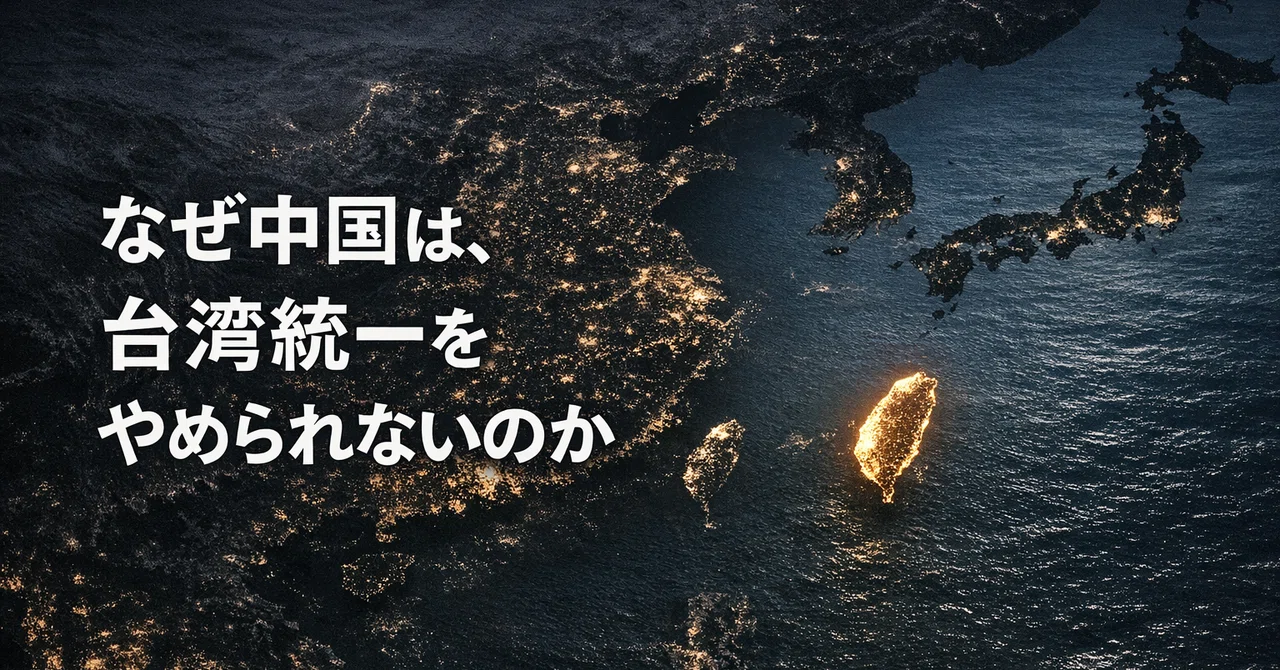 なぜ中国は、台湾統一をやめられないのか|マサト