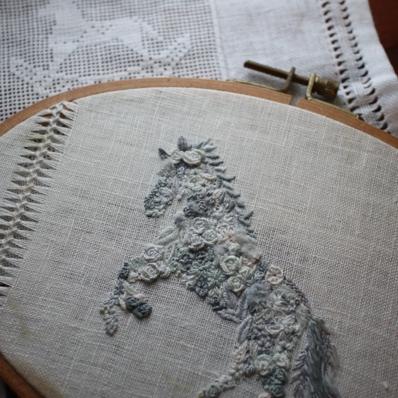 動物の刺繍】 2026年 午年｜刺繍デザイナー 福田彩