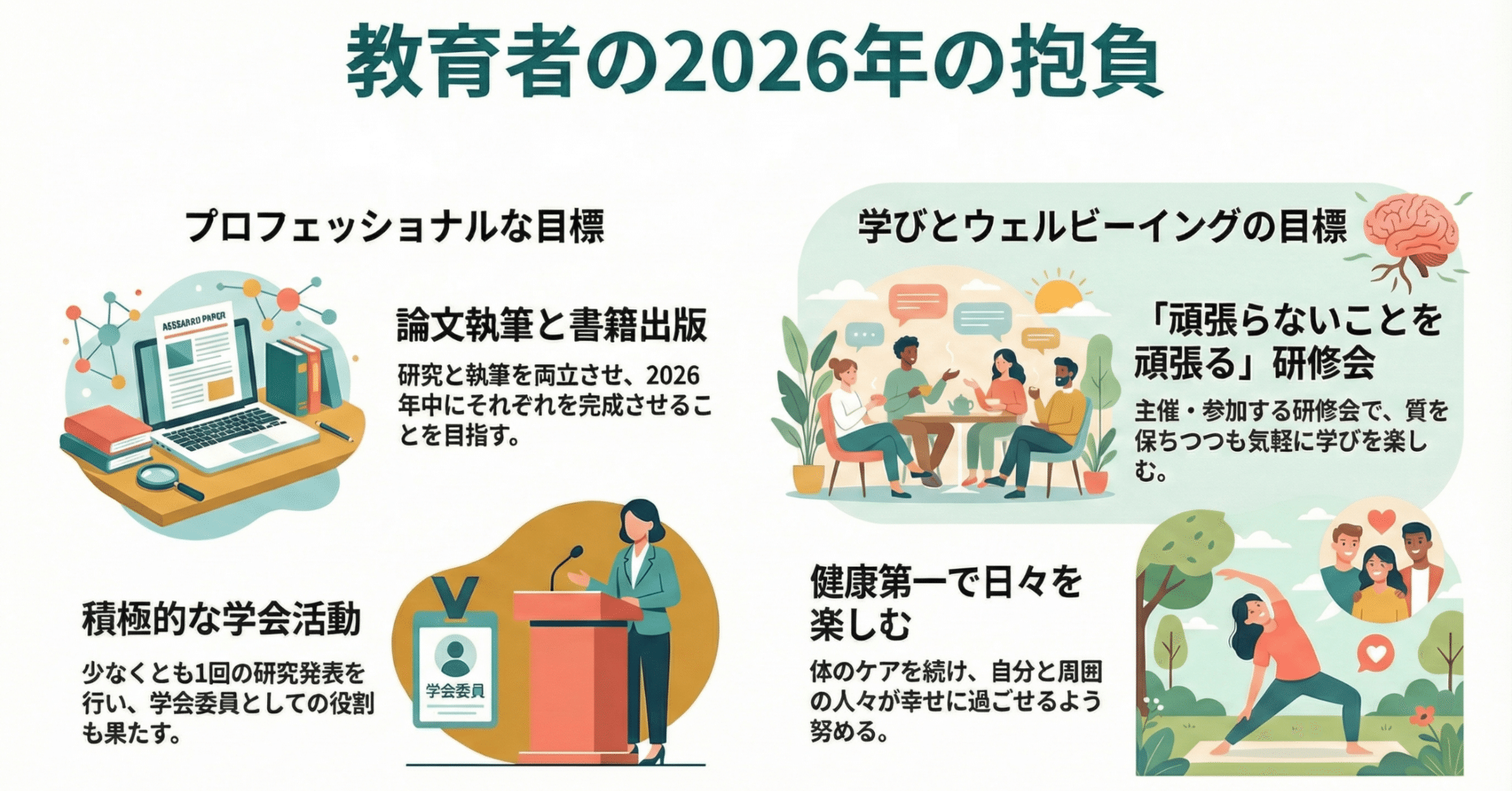 2026年 新年に今年の目標を立てる｜つけめん613@教育から幸せを考える