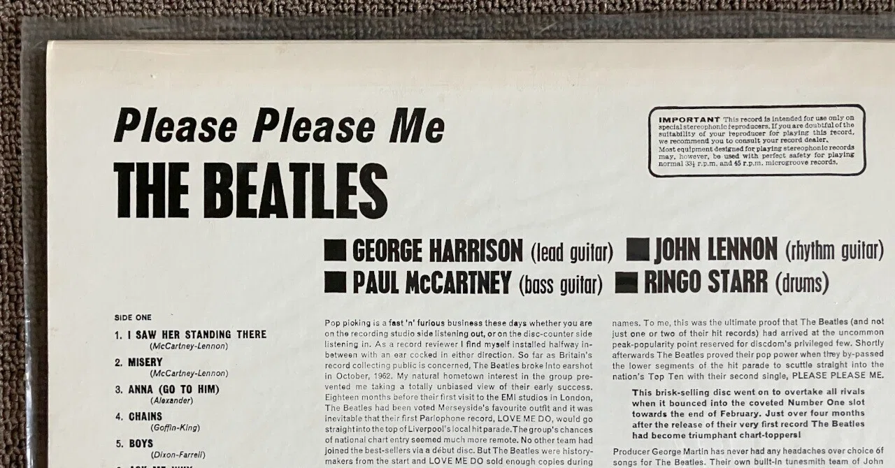 Please Please Me / The Beatles｜Second Shack