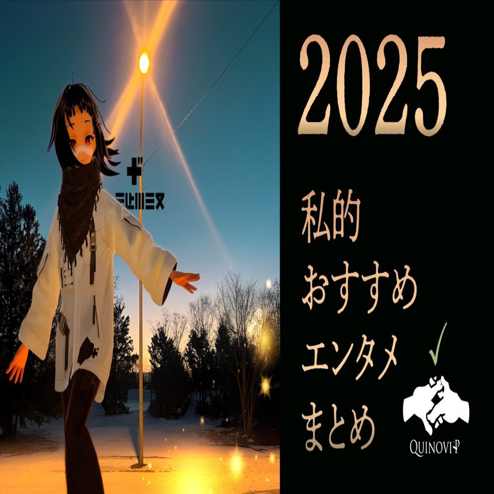 2025 私的おすすめエンタメまとめ ｜機能美p