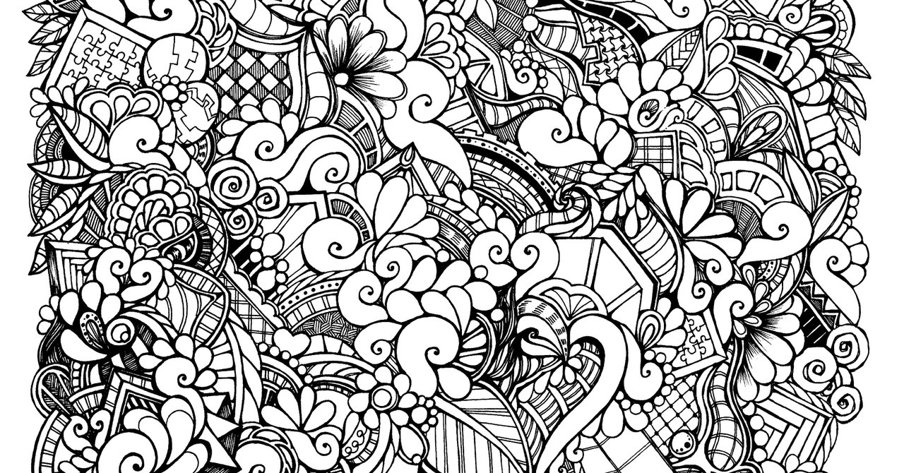 塗り絵②(B5) 無料配布｜みあお｜note