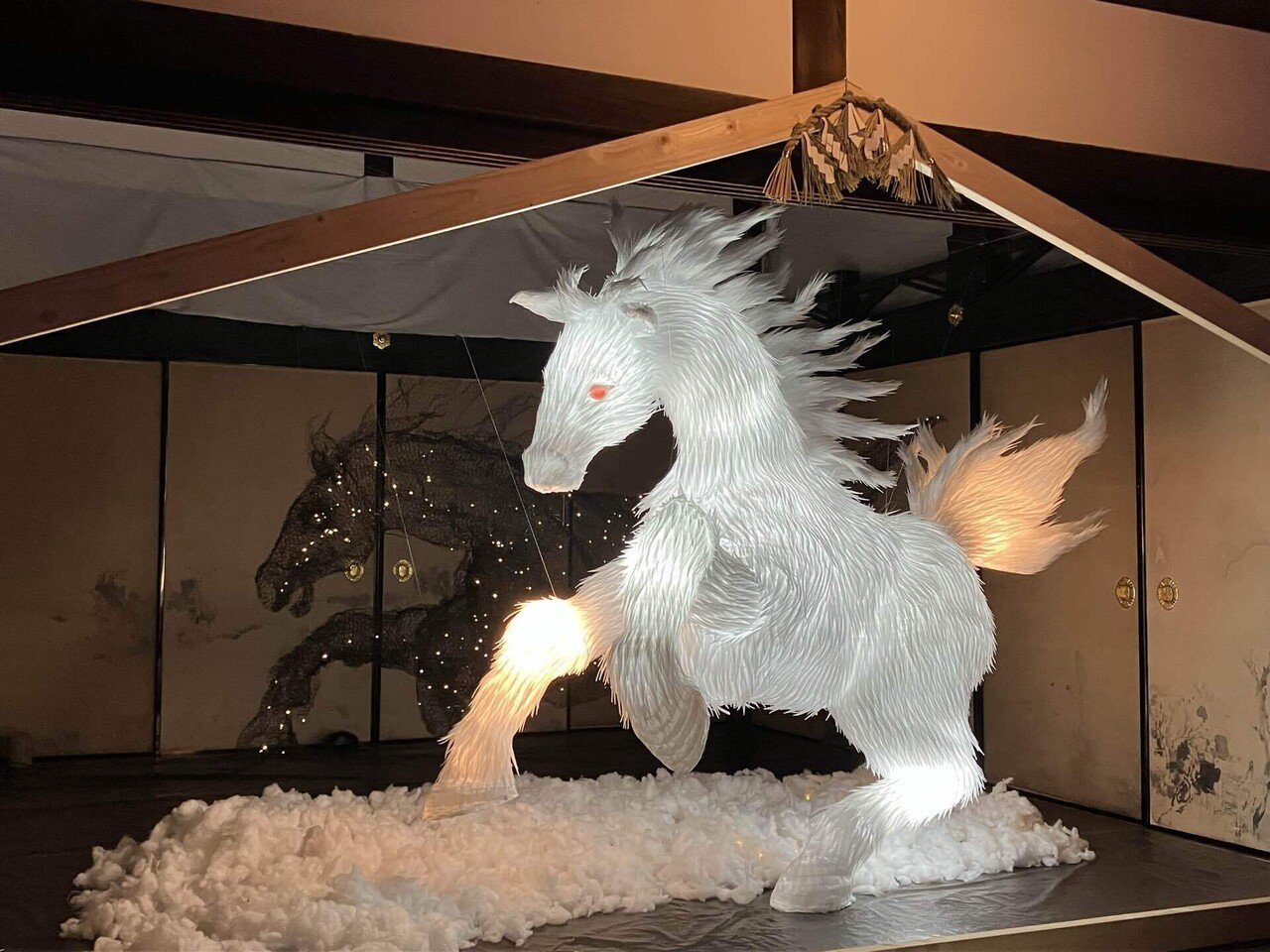 奈良達磨寺 絵馬ライトオブジェ｜Light Tech Designer 橋田正和