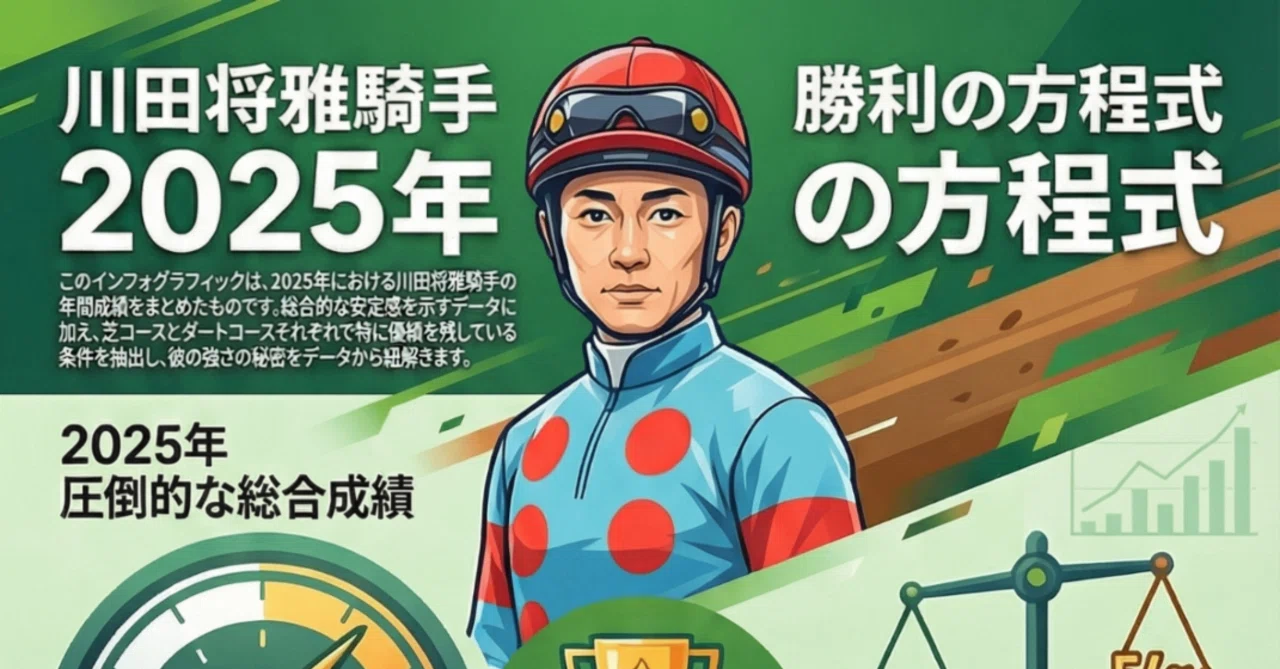 2025年 川田将雅騎手 年間成績・コース別詳細分析｜おにぎり定食