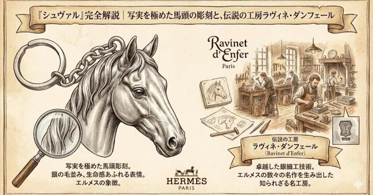 シュヴァル」完全解説｜写実を極めた馬頭の彫刻と、伝説の工房ラヴィネ
