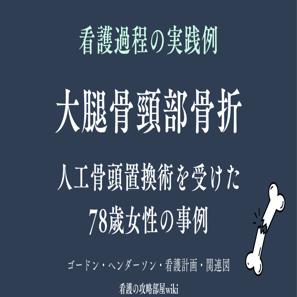 CHANEL 専用ページ 大腿骨看護過程レポート 看護過程の実践例【大腿骨頸部骨折-人工骨頭置換術を受けた78歳女性の