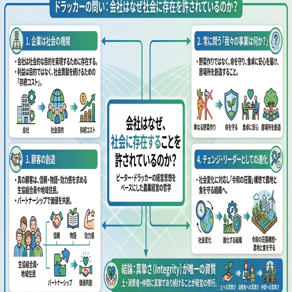 第14回：経営の神様・ドラッカーの問い。「会社はなぜ、社会に存在する