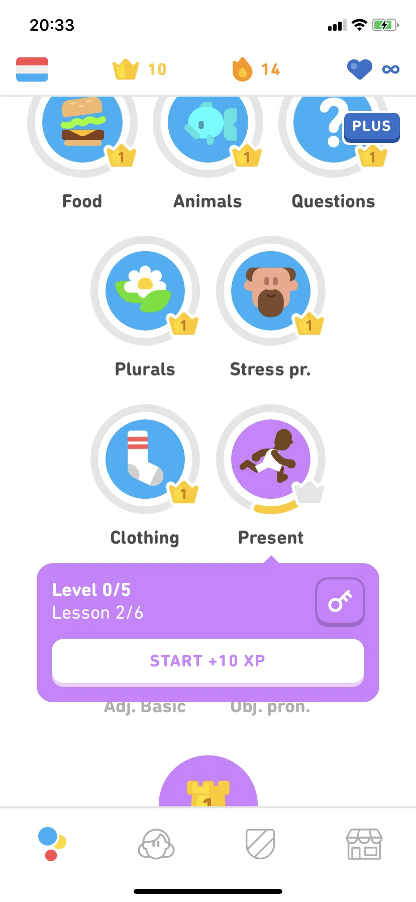 Duolingoという語学学習アプリ かわいくておもしろくて長く続きそう 有料版にしてよかったかも こまめにコツコツできてる Schrijfつづり むずかしいね Saku Note