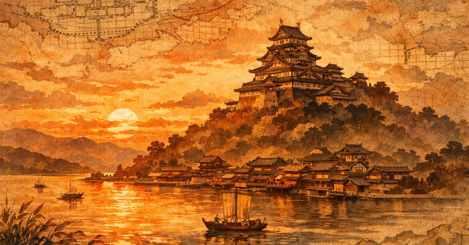 古地図から読み解く安土城の「演出」：織田信長が仕掛けた視覚的