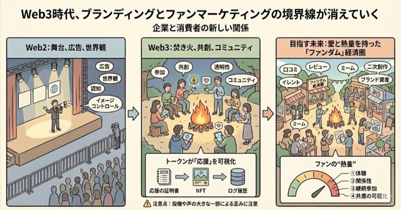 Web3時代、ブランドづくりは、ファンづくり：企業とファンがつくる共創の関係。｜甲斐真樹 | イー・エージェンシー