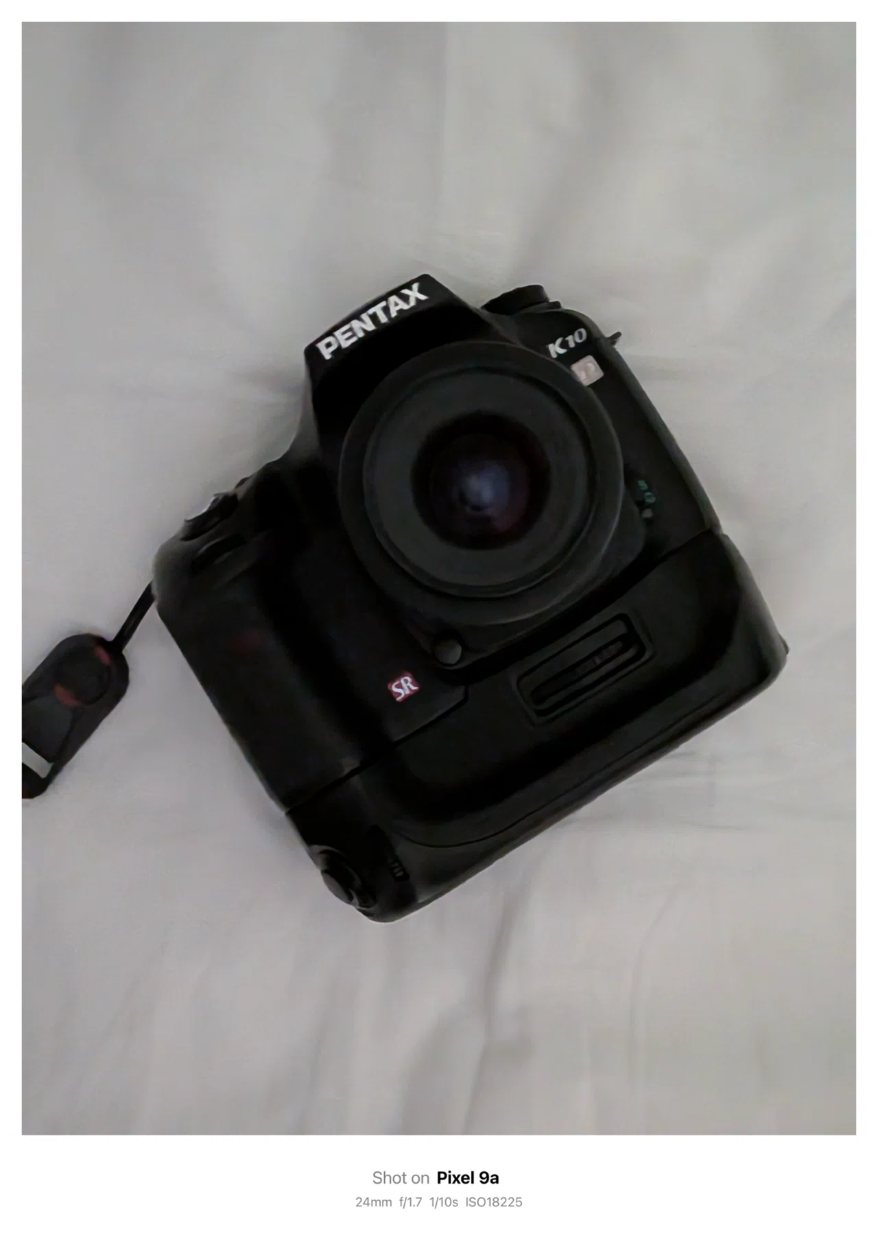 PENTAX K10D、バッテリーグリップ付き K10Dにもバッテリーグリップ｜永瀬喜久