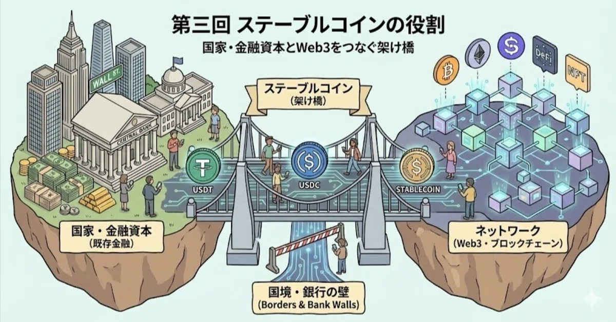Web3の重要性を理解するために通貨の歴史を学ぶ──第三回 ステーブル