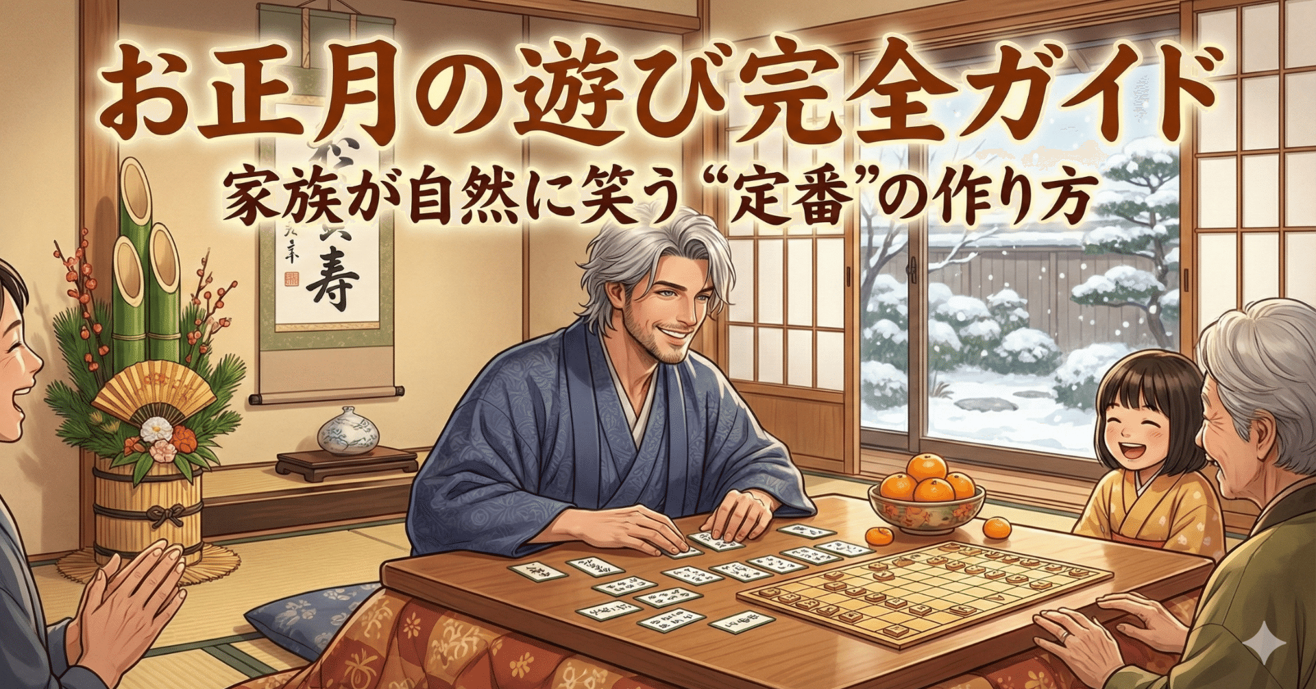 お正月の遊び完全ガイド｜家族が自然に笑う“定番”の作り方｜けい@AI