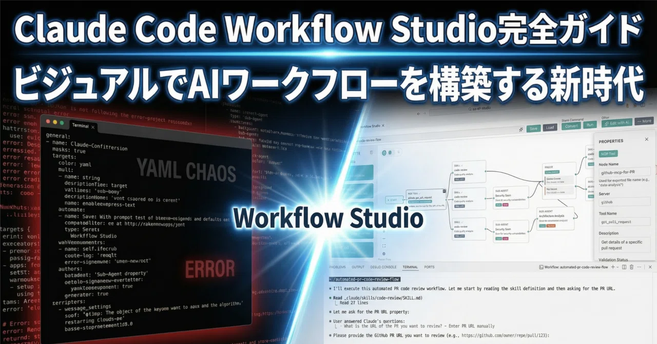 Claude Code Workflow Studio完全ガイド|ビジュアルでAIワークフローを構築する新時代|アイドリ | AI ...
