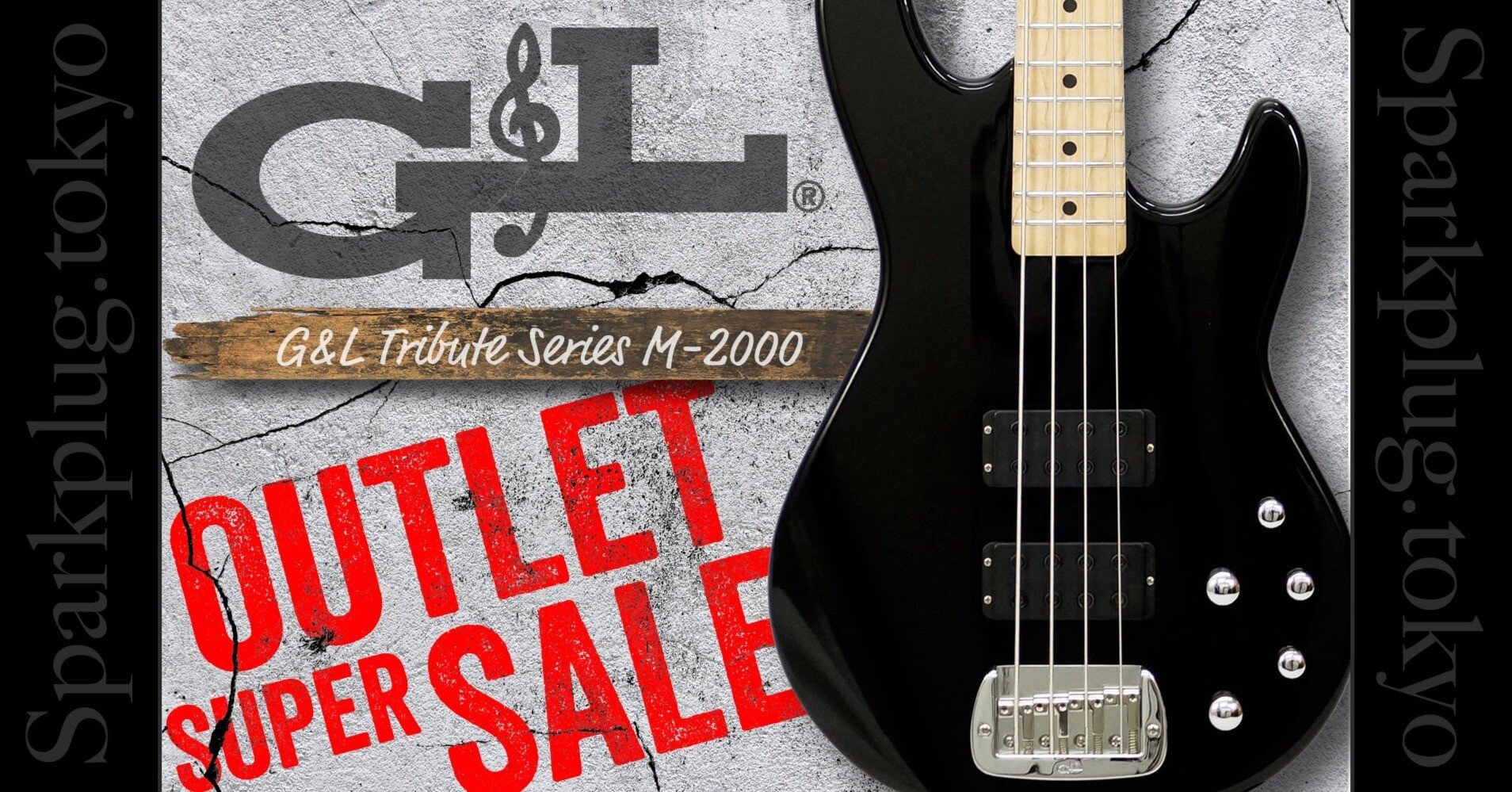 G&L祭り！現在では入手困難な「Tribute Series M-2000」をアウトレット