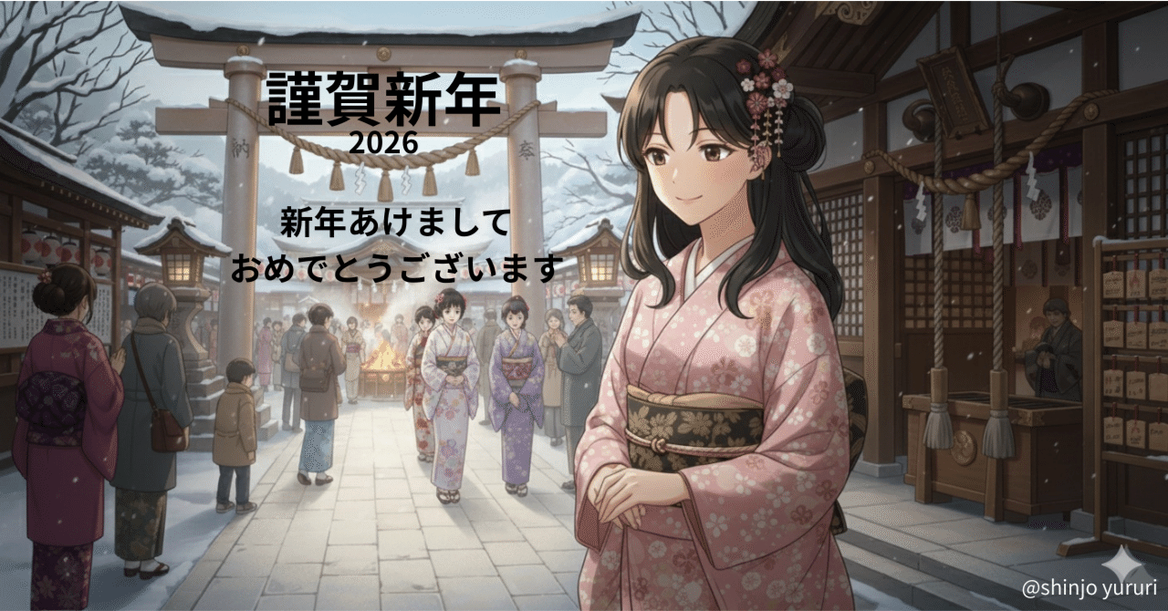 謹賀新年｜2026年｜干支馬｜新年のご挨拶｜お年玉企画：馬chanのお名前