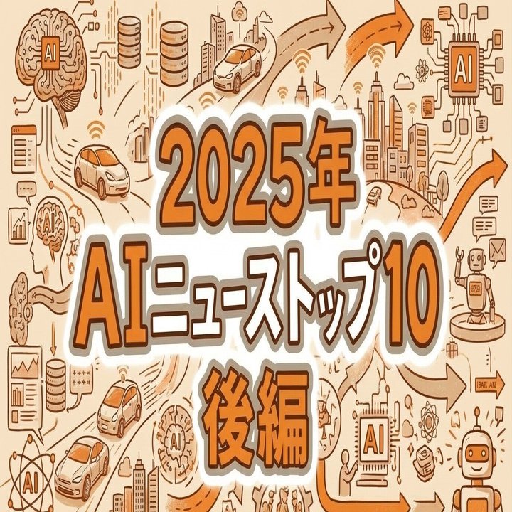 2025年AIニューストップ10 後編｜Takashi Nakayama