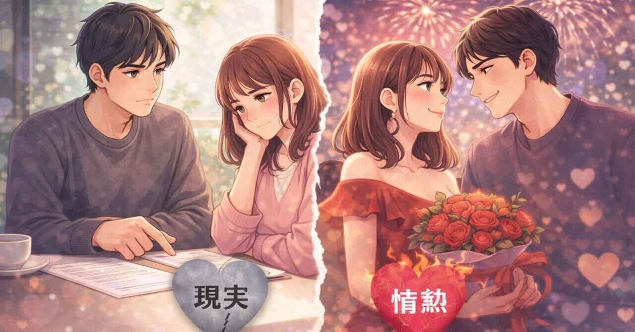 Love Type 16の「情熱軸」現実を見る人と、夢を見たい人。どっちが