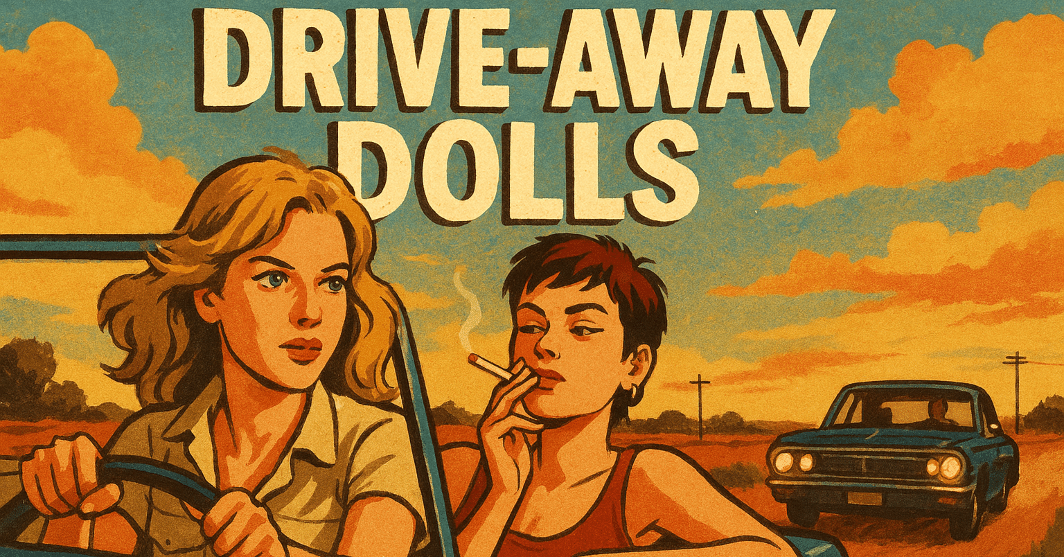 レズビアンB級映画三部作の一作目「ドライブアウェイ・ドールズ