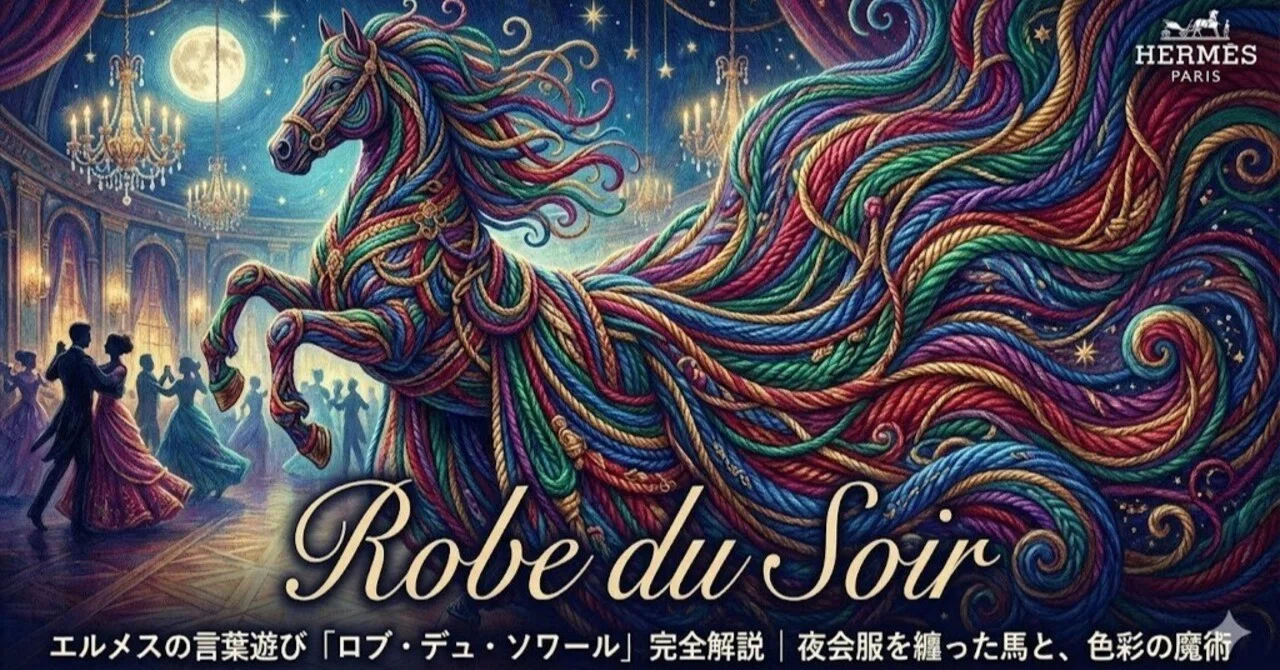 エルメスの言葉遊び「ロブ・デュ・ソワール」完全解説｜夜会服を纏った