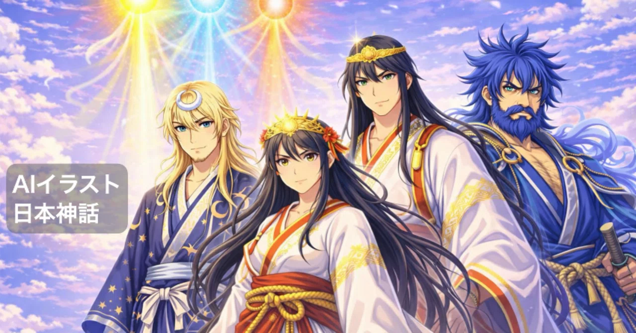 AIイラスト日本神話｜5．天岩屋戸に隠れたアマテラス｜ほぼ63世ヤマト