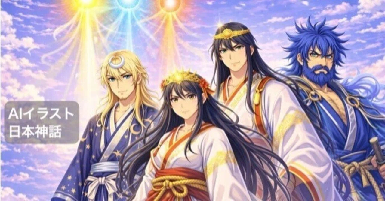 日本の神話キャラクター 水彩画 B4 AIイラスト日本神話 - 2025-12｜ほぼ63世ヤマトタケル｜note