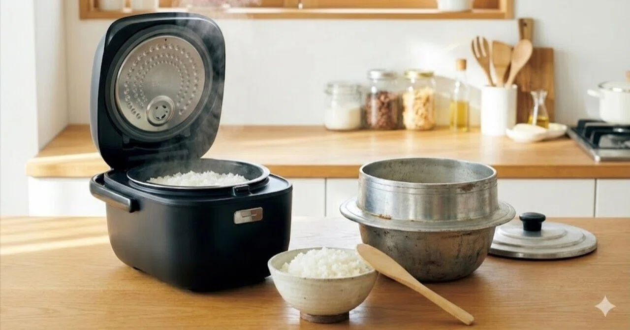 象印の炊飯器を使い始めて1ヶ月、ガス炊飯鍋との違いに戸惑う日々｜CAMPION