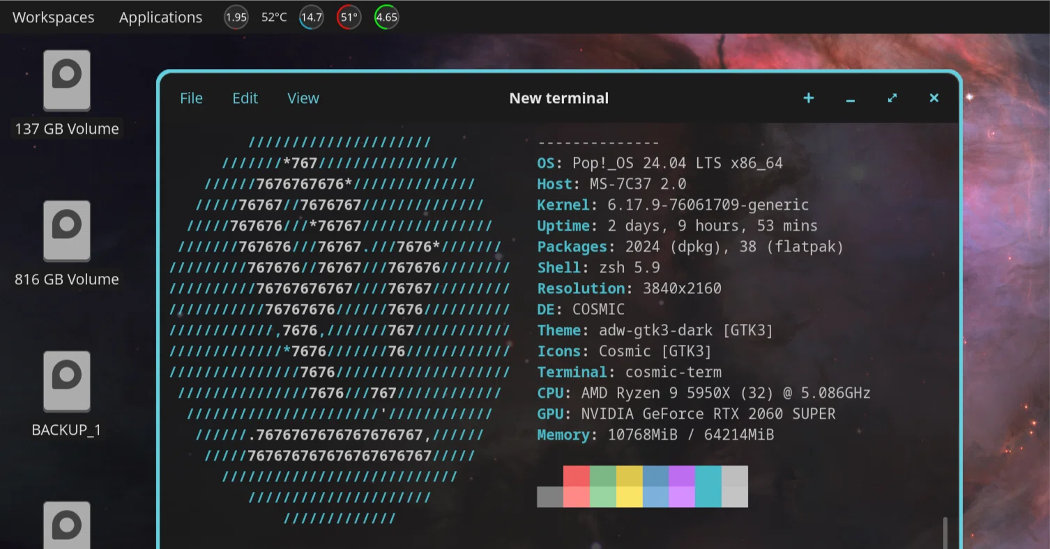 Pop!_OS24.04LTSメモ(3)｜Histone