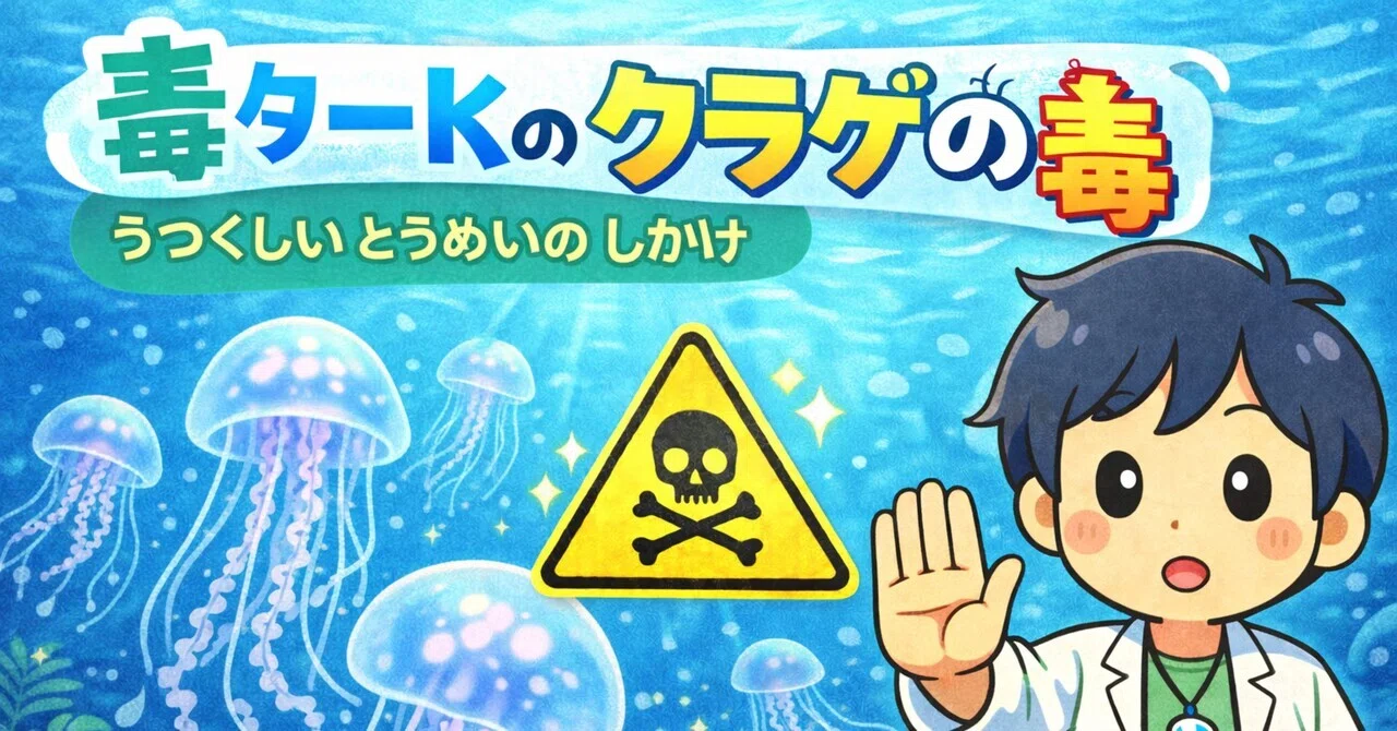連載・第7回 クラゲの毒｜毒ター@K