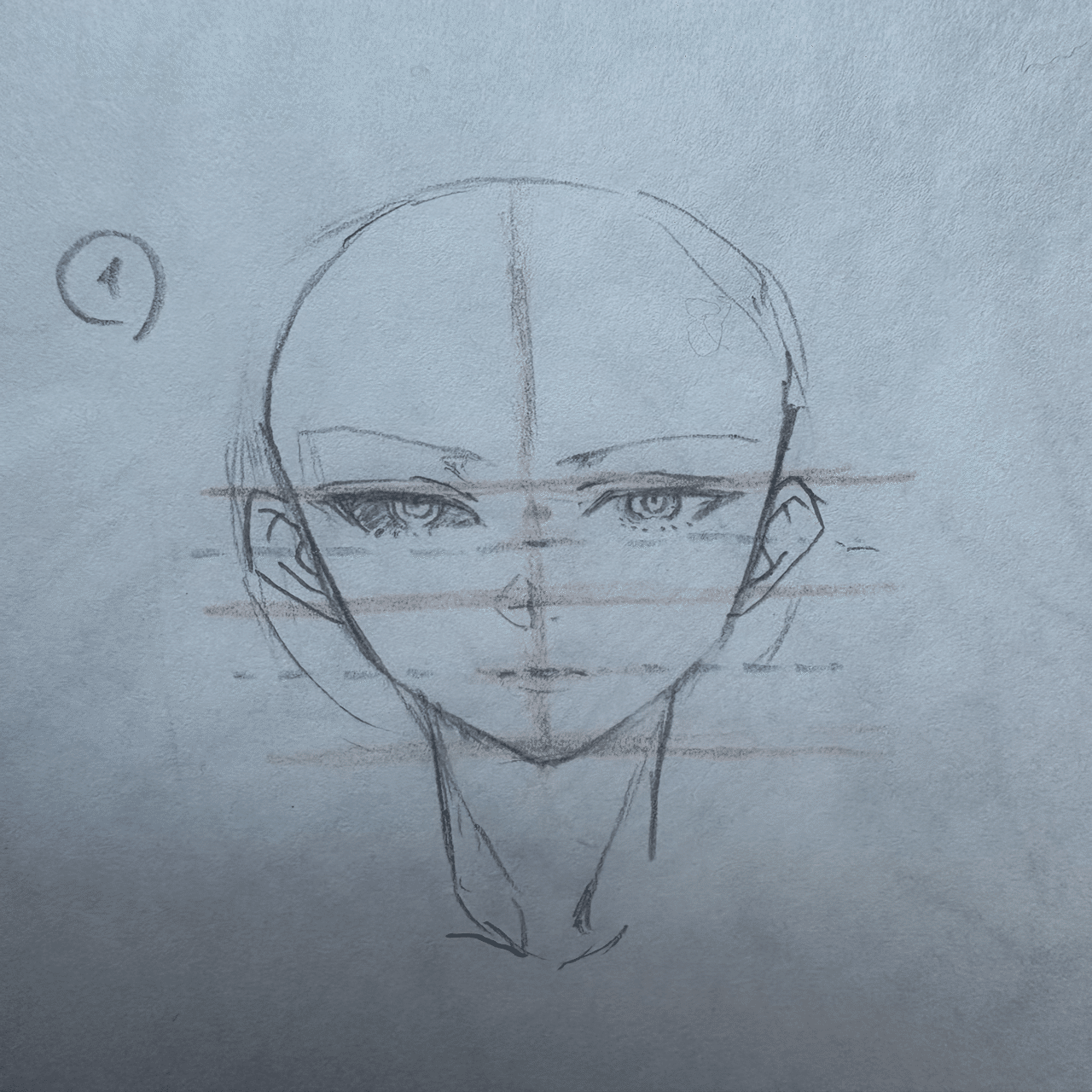 自分の顔の絵 顔の描き方とオリキャラ紹介1｜つづり