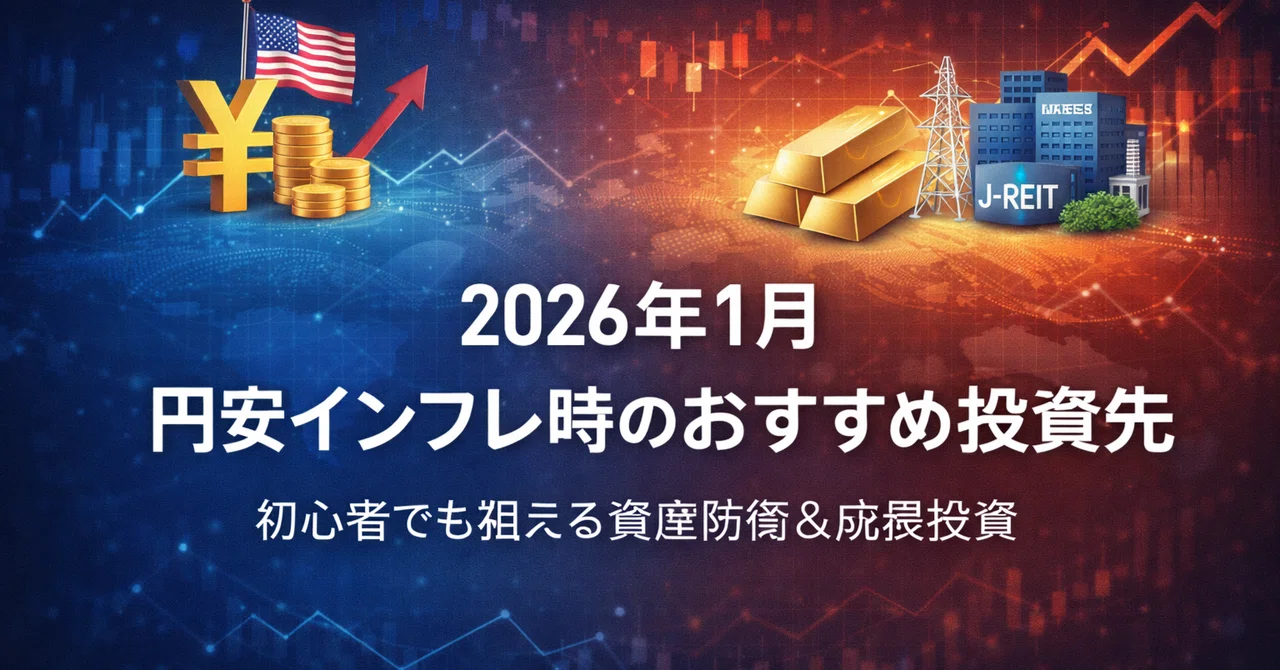 2026年1月 円安インフレ時のおすすめ投資先｜みな太郎 @FP ＆ 個人投資家