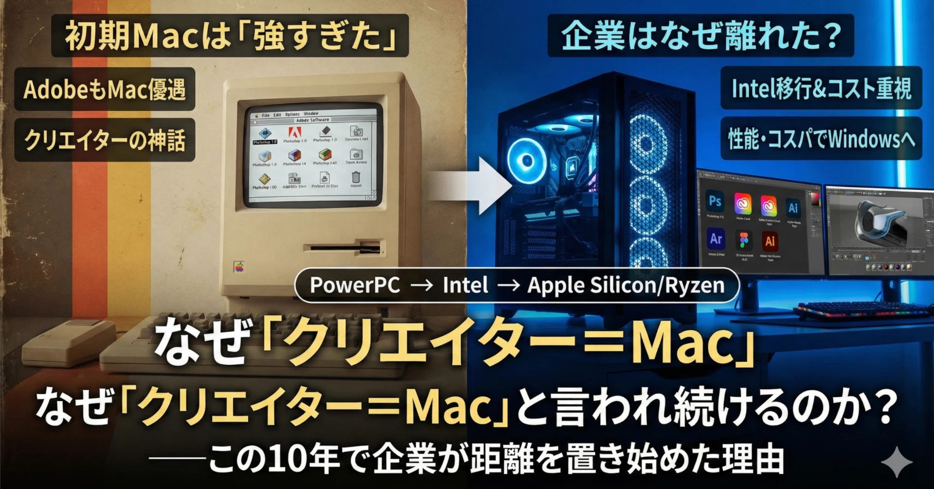 なぜ「クリエイター＝Mac」と言われ続けるのか――そして、なぜこの10年
