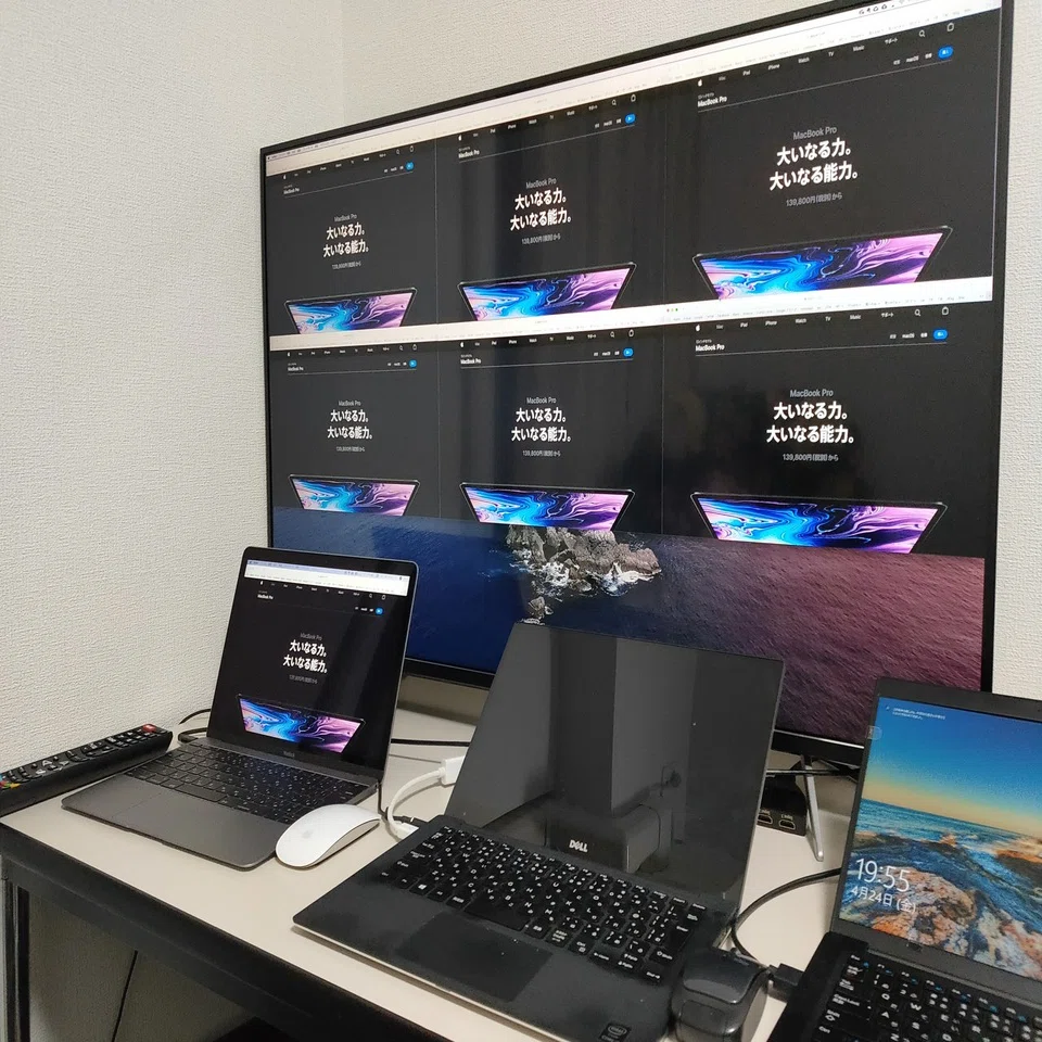 4Kテレビを4Kディスプレイとして在宅ワーク用に激安の3万円台で買って 