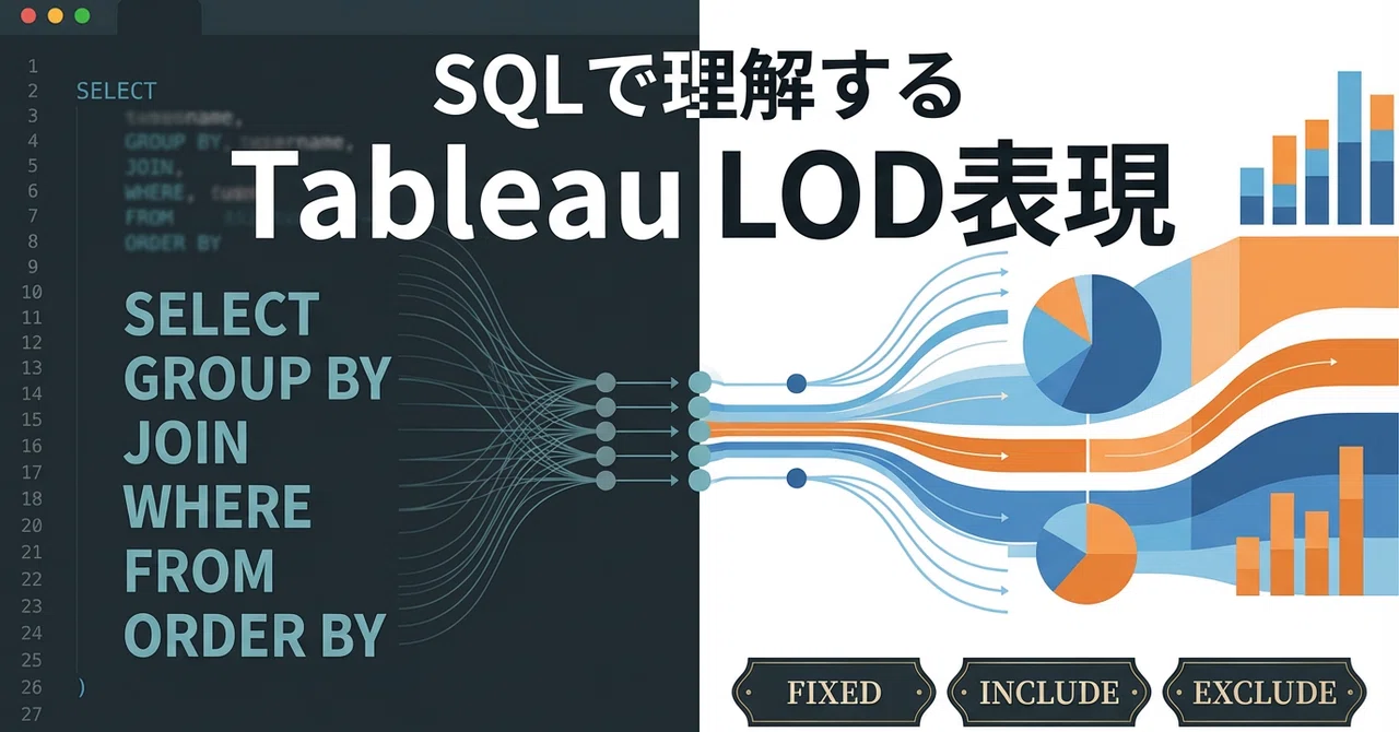 Understanding Tableau LOD Expressions through SQL｜nakamura