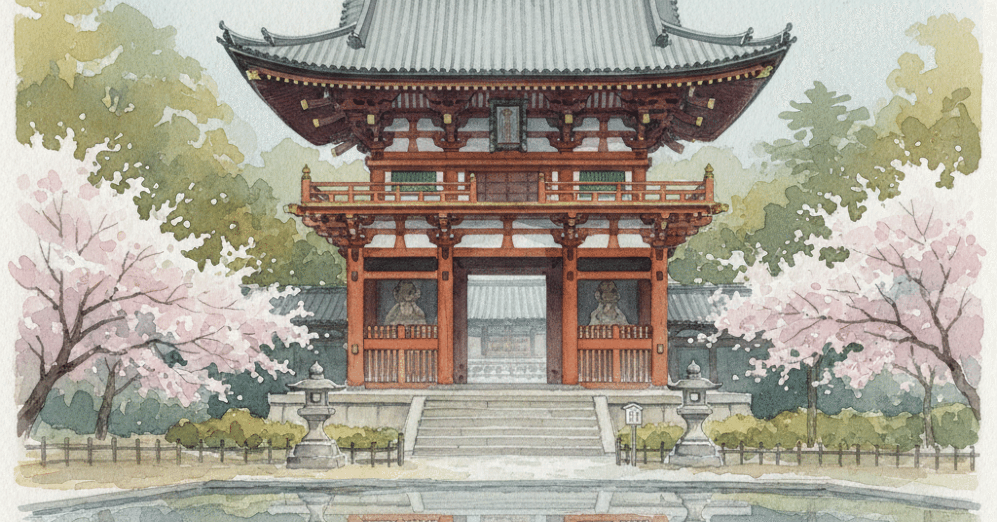 昔描いた水彩画 京都 南禅寺 ｜ふーさん