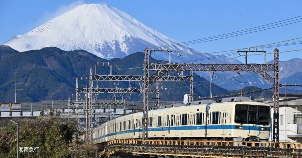小田急8000形撮影日記 ＃07 謹賀新年 富士山×8000形｜湘 南 急 行