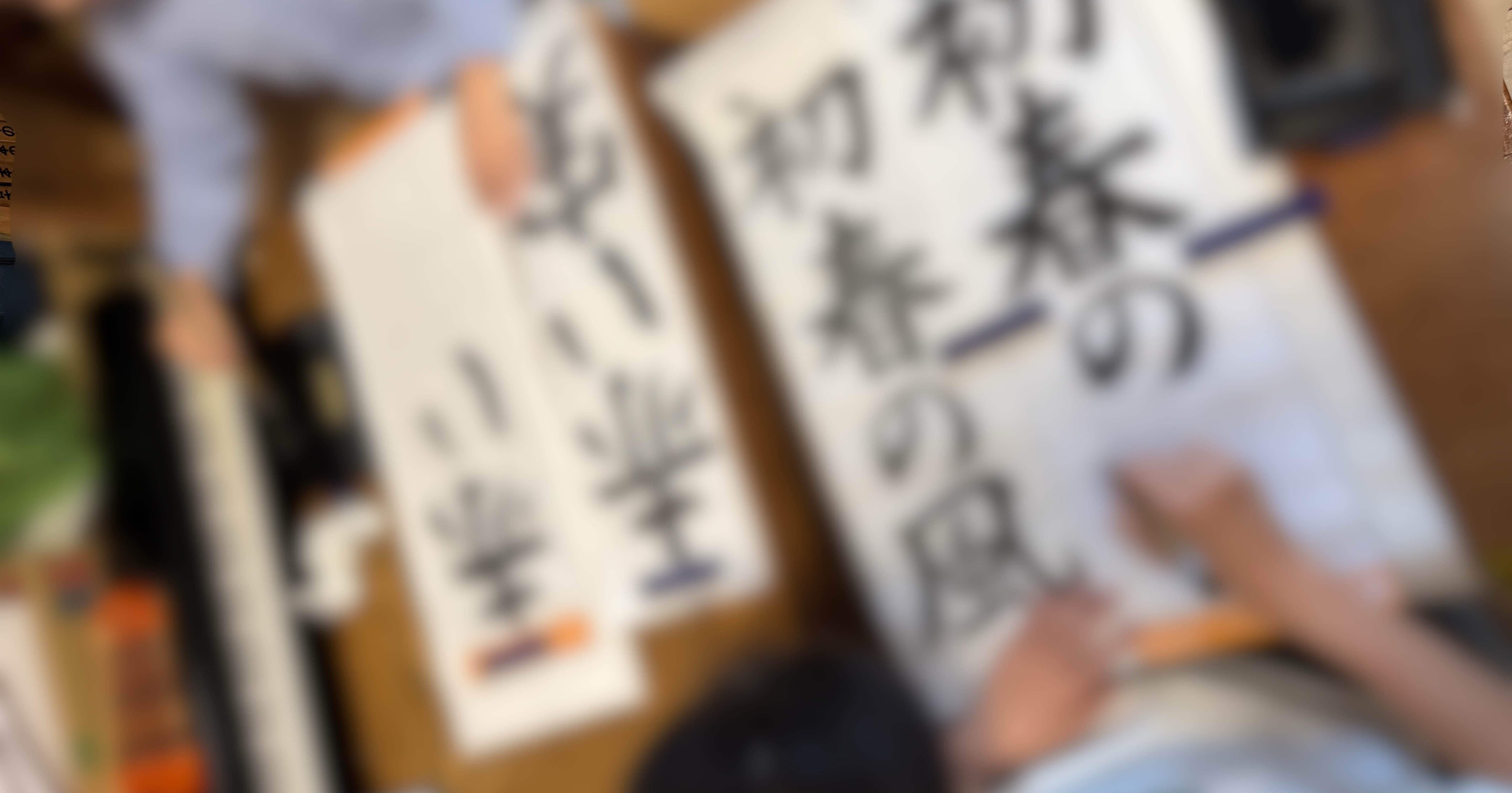 世の書き初めとは少し違う孫と共に過ごす時｜蚊蜻蛉の今日の安心、安寧