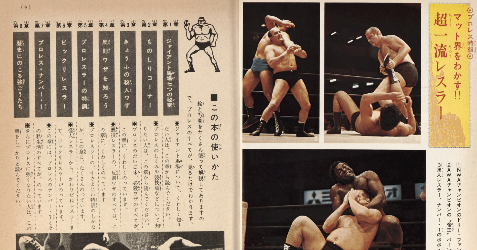 昭和レトロな児童書 小学館入門百科シリーズ「プロレス入門」｜puikko