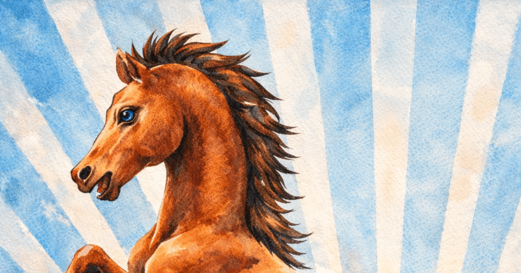 馬の絵を「再リマスター」しました。｜YYIIHCCO