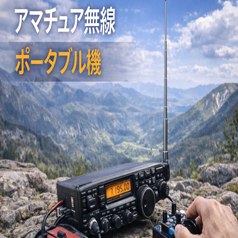 そうだ、移動運用に行こう！(7)モービル機をポータブル機として使い 
