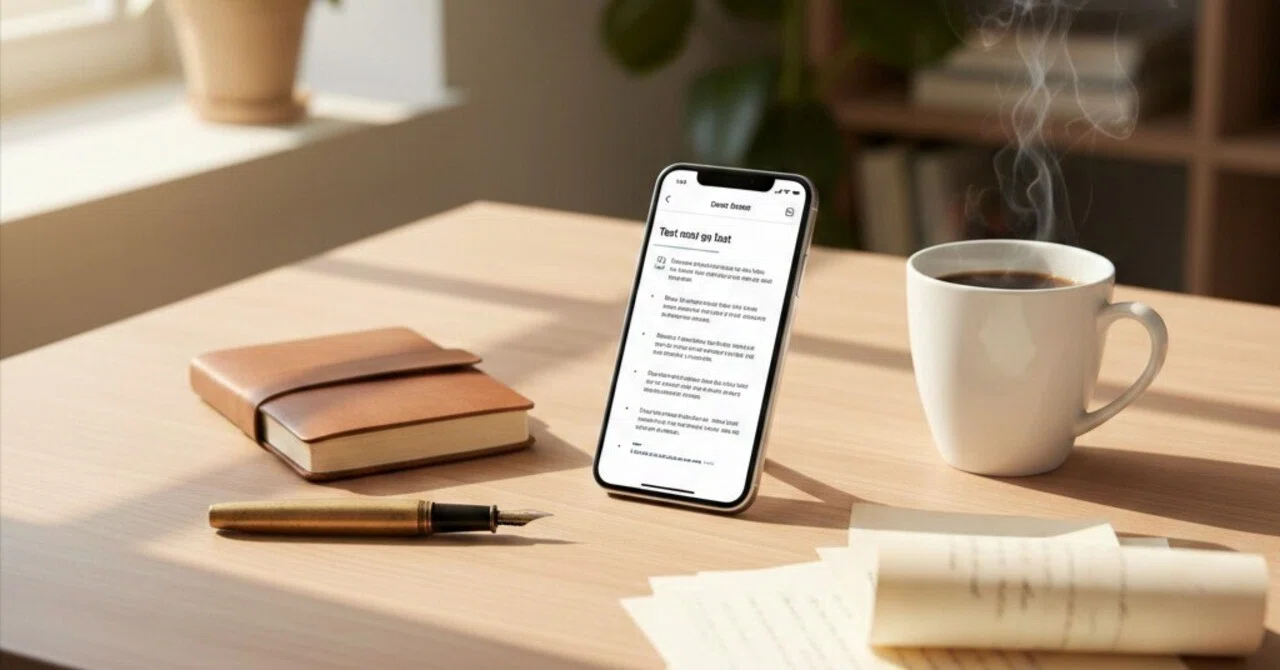 [Make writing notes easier] New common sense in the smartphone era! 3 ...