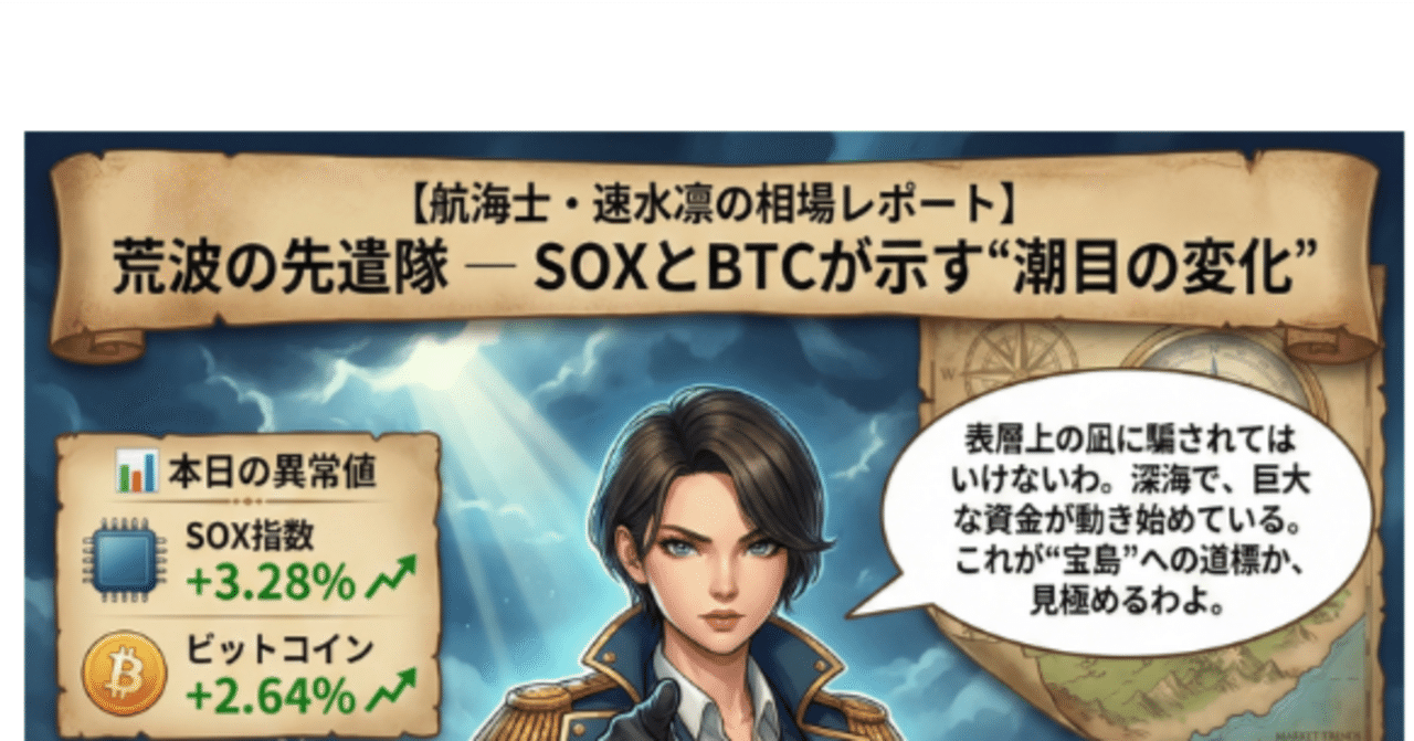 2026年初動観測｜SOXとビットコインが先に動いた理由｜明日へのmoney-sweet.