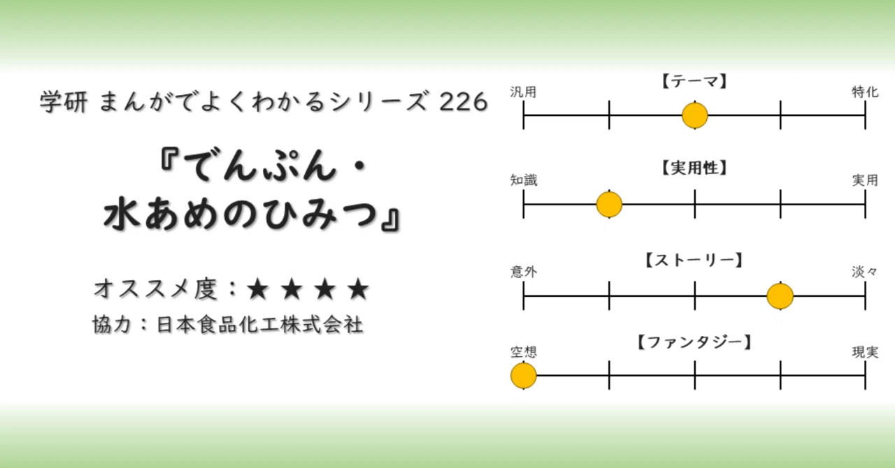 でんぷん・水あめのひみつ でんぷん・水あめのひみつ」を共同制作しました｜News｜日本食品化工