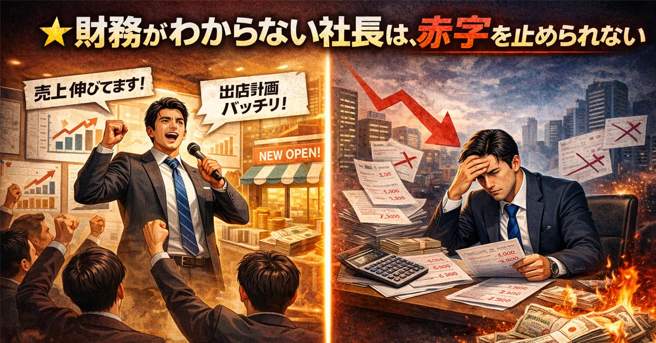 A CEO who doesn't understand finance cannot stop the red ink｜石橋 幸一朗