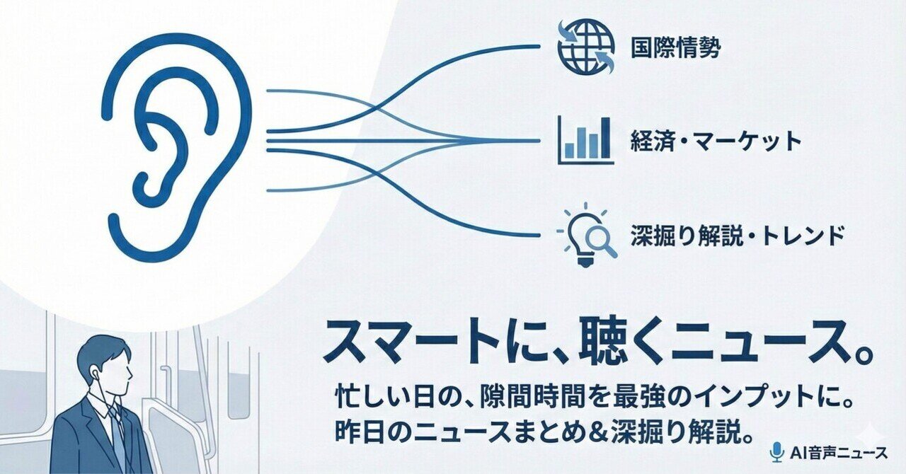 2026/1/4号】昨日の「ツイート介入」を朝イチで把握｜忙しいビジネスパーソンのためのニュースまとめ｜きじとじじ